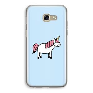 CaseCompany Eenhoorn: Samsung Galaxy A5 (2017) Transparant Hoesje