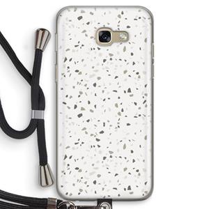 CaseCompany Terrazzo N°14: Samsung Galaxy A5 (2017) Transparant Hoesje met koord