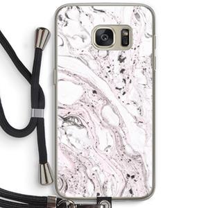 CaseCompany Mengelmoes: Samsung Galaxy S7 Transparant Hoesje met koord