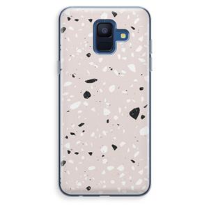 CaseCompany Terrazzo N°20: Samsung Galaxy A6 (2018) Transparant Hoesje