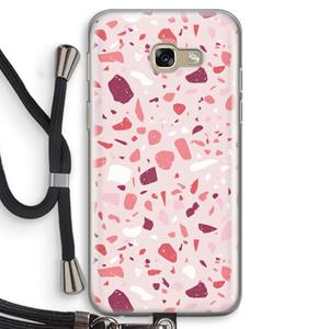 CaseCompany Terrazzo N°15: Samsung Galaxy A5 (2017) Transparant Hoesje met koord