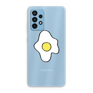 CaseCompany Spiegelei: Samsung Galaxy A52 Transparant Hoesje