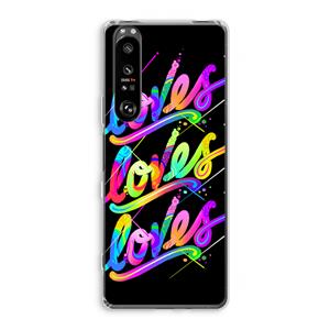 CaseCompany Loves: Sony Xperia 1 III Transparant Hoesje
