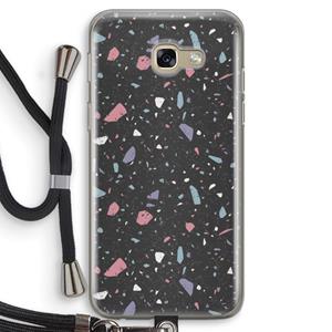 CaseCompany Terrazzo N°16: Samsung Galaxy A5 (2017) Transparant Hoesje met koord