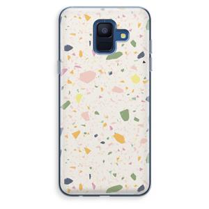 CaseCompany Terrazzo N°21: Samsung Galaxy A6 (2018) Transparant Hoesje