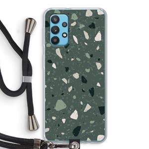 CaseCompany Terrazzo N°19: Samsung Galaxy A32 4G Transparant Hoesje met koord