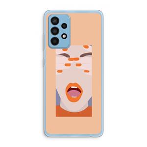 CaseCompany Surprise: Samsung Galaxy A52 Transparant Hoesje