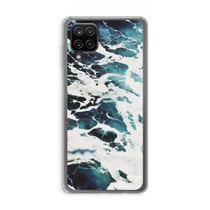CaseCompany Golven: Samsung Galaxy A12 Transparant Hoesje