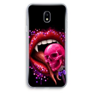 CaseCompany Dodelijk zoet: Samsung Galaxy J3 (2017) Transparant Hoesje