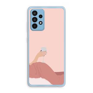 CaseCompany Wine: Samsung Galaxy A52 Transparant Hoesje
