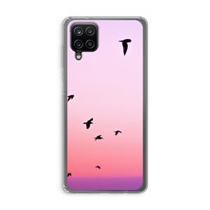 CaseCompany Fly away: Samsung Galaxy A12 Transparant Hoesje