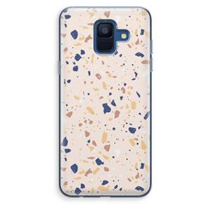 CaseCompany Terrazzo N°23: Samsung Galaxy A6 (2018) Transparant Hoesje