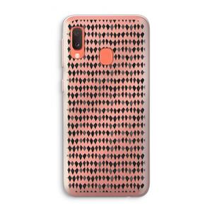 CaseCompany Crazy shapes: Samsung Galaxy A20e Transparant Hoesje