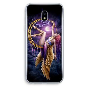 CaseCompany Aerial Angel: Samsung Galaxy J3 (2017) Transparant Hoesje
