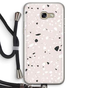CaseCompany Terrazzo N°20: Samsung Galaxy A5 (2017) Transparant Hoesje met koord