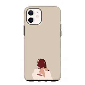 CaseCompany I drink wine: iPhone 12 mini Tough Case