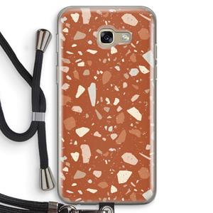 CaseCompany Terrazzo N°22: Samsung Galaxy A5 (2017) Transparant Hoesje met koord