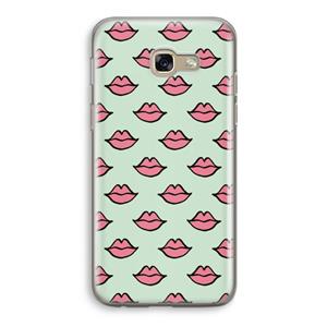 CaseCompany Lipjes: Samsung Galaxy A5 (2017) Transparant Hoesje