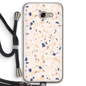 CaseCompany Terrazzo N°23: Samsung Galaxy A5 (2017) Transparant Hoesje met koord