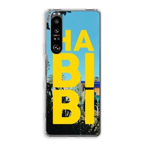 CaseCompany Habibi Majorelle : Sony Xperia 1 III Transparant Hoesje