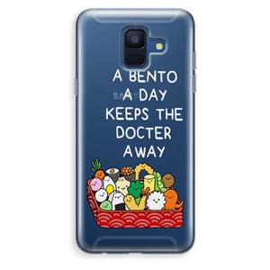CaseCompany Bento a day: Samsung Galaxy A6 (2018) Transparant Hoesje