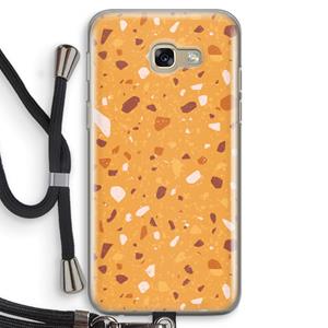 CaseCompany Terrazzo N°24: Samsung Galaxy A5 (2017) Transparant Hoesje met koord