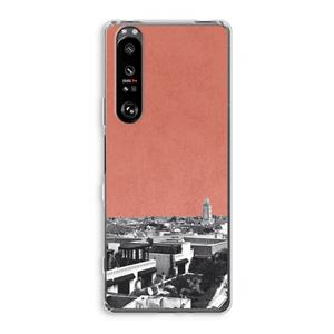 CaseCompany Marrakech Skyline : Sony Xperia 1 III Transparant Hoesje