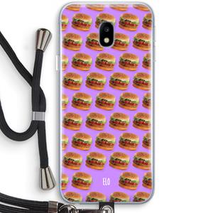CaseCompany Giants: Samsung Galaxy J3 (2017) Transparant Hoesje met koord
