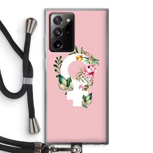 CaseCompany Venus: Samsung Galaxy Note 20 Ultra / Note 20 Ultra 5G Transparant Hoesje met koord