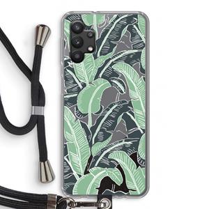 CaseCompany This Sh*t Is Bananas: Samsung Galaxy A32 5G Transparant Hoesje met koord