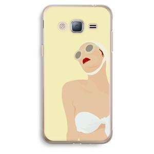 CaseCompany Summer: Samsung Galaxy J3 (2016) Transparant Hoesje