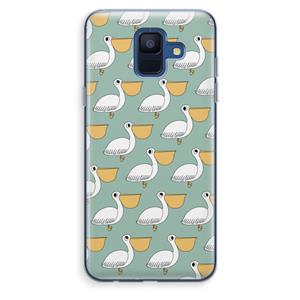 CaseCompany Pelican: Samsung Galaxy A6 (2018) Transparant Hoesje