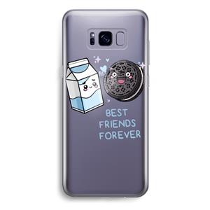 CaseCompany Best Friend Forever: Samsung Galaxy S8 Plus Transparant Hoesje