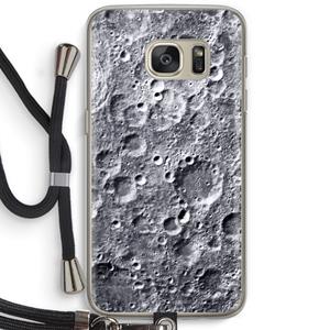 CaseCompany Maanlandschap: Samsung Galaxy S7 Transparant Hoesje met koord