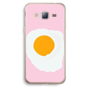 CaseCompany Sunny side up: Samsung Galaxy J3 (2016) Transparant Hoesje