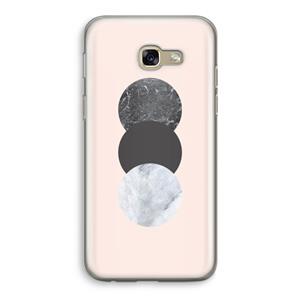 CaseCompany Marmeren cirkels: Samsung Galaxy A5 (2017) Transparant Hoesje