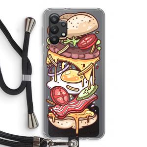 CaseCompany Diet Coke Please: Samsung Galaxy A32 5G Transparant Hoesje met koord