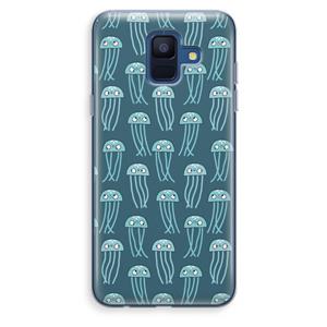 CaseCompany Kwallie: Samsung Galaxy A6 (2018) Transparant Hoesje