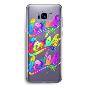 CaseCompany Loves: Samsung Galaxy S8 Plus Transparant Hoesje