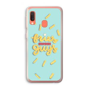 CaseCompany Always fries: Samsung Galaxy A20e Transparant Hoesje