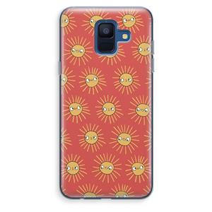 CaseCompany Zon: Samsung Galaxy A6 (2018) Transparant Hoesje