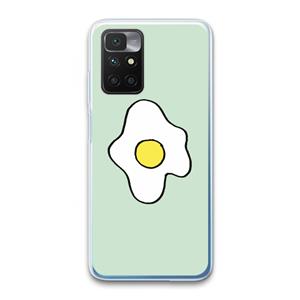 CaseCompany Spiegelei: Xiaomi Redmi 10 Transparant Hoesje