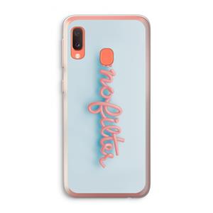 CaseCompany nofilter: Samsung Galaxy A20e Transparant Hoesje