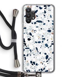 CaseCompany Terrazzo N°1: Samsung Galaxy A32 5G Transparant Hoesje met koord