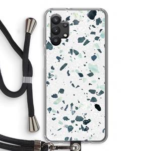 CaseCompany Terrazzo N°2: Samsung Galaxy A32 5G Transparant Hoesje met koord