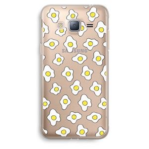 CaseCompany Spiegeleitjes: Samsung Galaxy J3 (2016) Transparant Hoesje