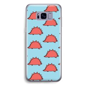 CaseCompany Dinosawrr: Samsung Galaxy S8 Plus Transparant Hoesje