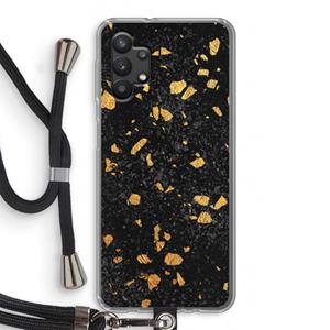 CaseCompany Terrazzo N°7: Samsung Galaxy A32 5G Transparant Hoesje met koord
