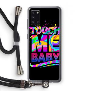 CaseCompany Touch Me: Samsung Galaxy A31 Transparant Hoesje met koord