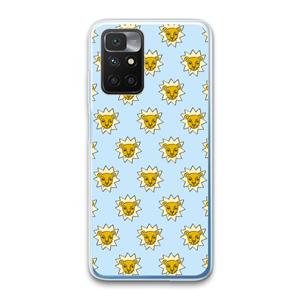 CaseCompany Leeuwenkoppen: Xiaomi Redmi 10 Transparant Hoesje
